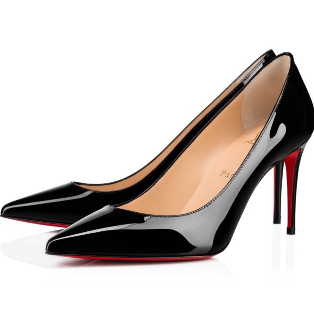 Christian Louboutin 85mm Kate Pump Black Size 41.5